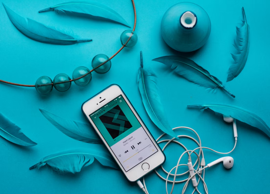 Connecting a personal phone to a shared speaker to keep music recommendations separate for each family member.